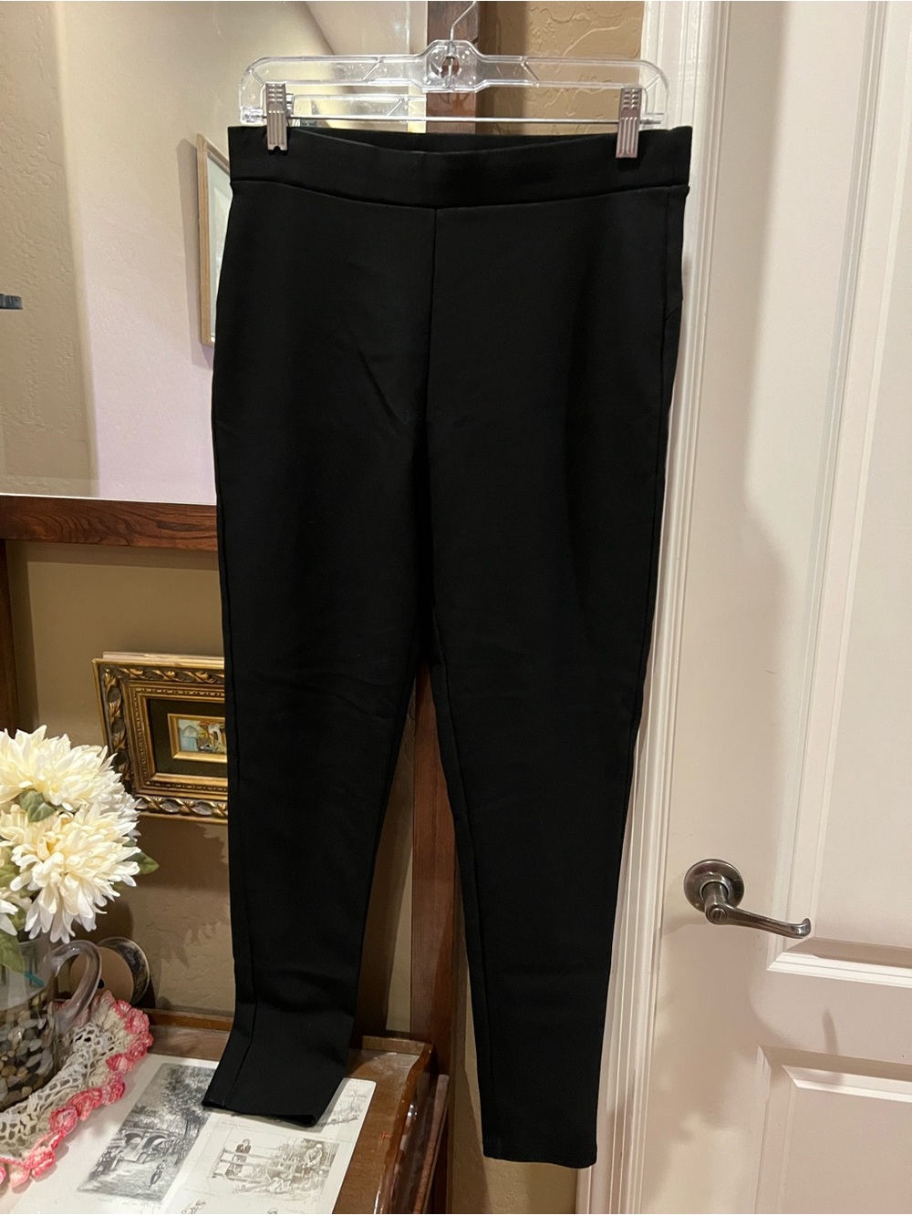 Black Women’s Maze Stretch Ponte Leggings